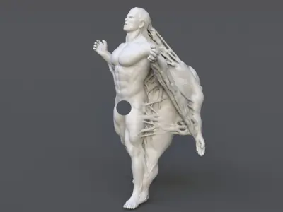 Lose Weight Men Statue 220604 3D print model