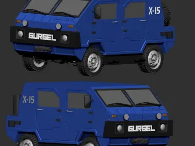 Gurgel Car 3D print model