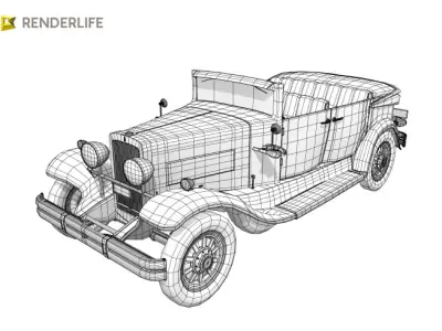 Car Roadster 3 3D model