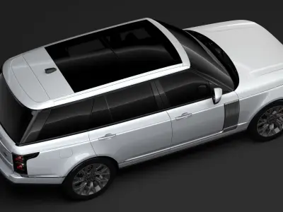 Range Rover Autobiography P400e LWB L405 2018 3D model