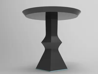 Gloe Side Table Low-poly 3D model