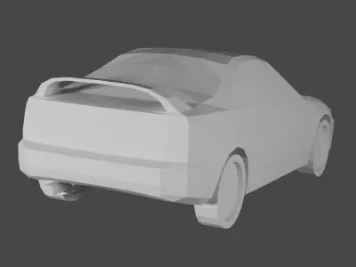 1998 Honda Integra Acura Integra Low-poly 3D model