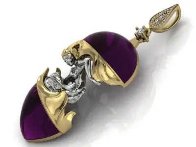 Magerit Pendant Jewelry 3D print model