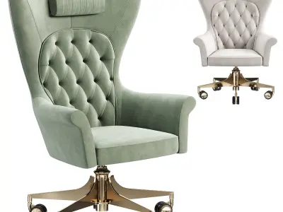 YORK SWIVEL ARMCHAIR by Visionnaire 3D model