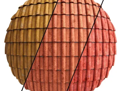 Cement Roofing Pack 1 Texture