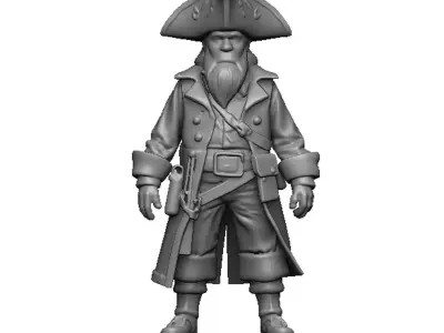 pirate pendant 3D print model