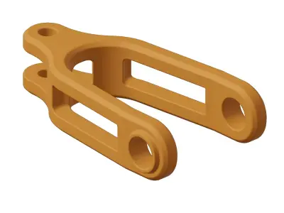 Plastic Premium Bike Yoke Toy 3D model