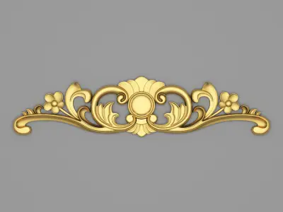 Classic Carved 016 3D model purchase