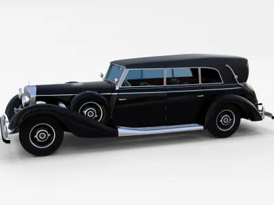 Mercedes 770k Grosser Staff Car rev 3D model