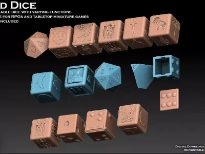 Odd Dice Pack 3D print model