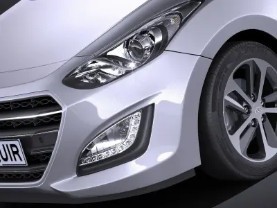 Hyundai i30 5-door 2015 3D model