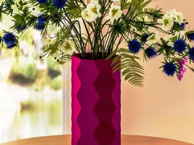 Hexa Vase  3D print model