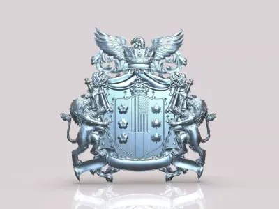 Coat of Arms 3D print model buy