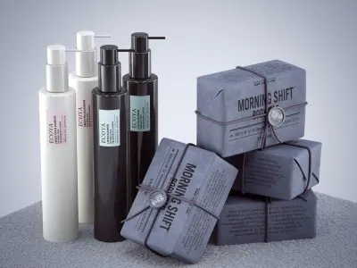 Decorative Luxury Soap and Bodywash Hudson Made Ecoya 3D model
