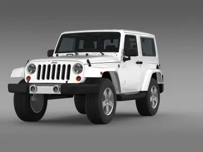 Jeep Wrangler 2011 3D model