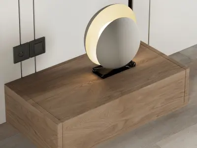 Headboard Wall Panel Composition 06 3D model