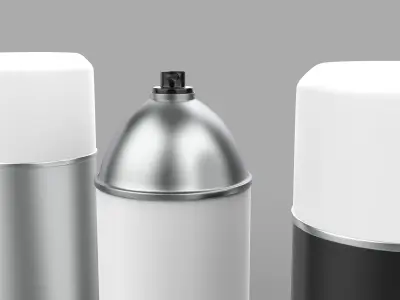 Spray can 3D model