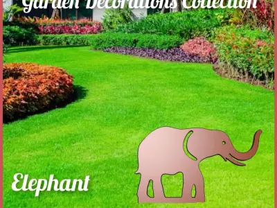 Wonderful Artificial Elephant Home and Garden Outdoor Lawn Decor 3D model