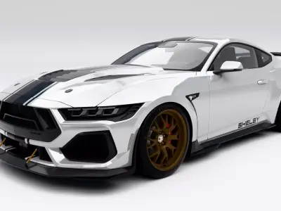 Ford Shelby Super Snake s650 2024 Low-poly 3D model