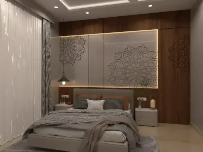 Modern Bedroom Interior 3D Models 3D model