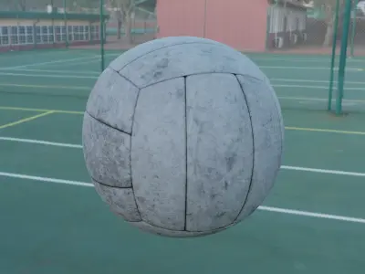 Volleyball Free low-poly 3D model