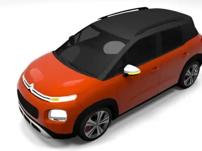 CITROEN C3 AIRCROSS LOWPOLY Low-poly 3D model