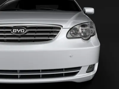 BYD F3 2016 3D model