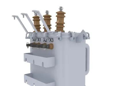 Oil Transformer 3D model