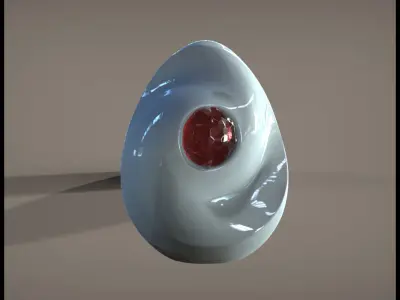 Eye egg 3D print model