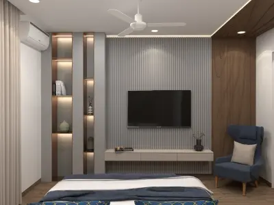 Master Bedroom Interior Scene 3D model