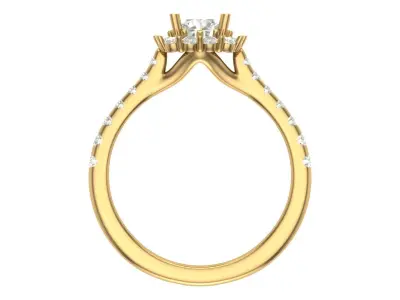 Diamond Ring 3D print model