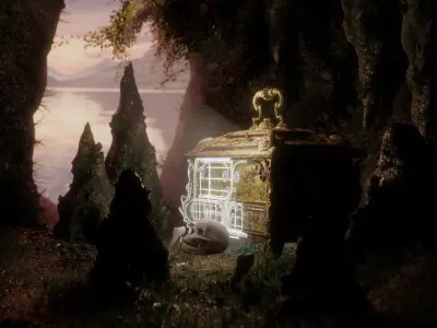 The Forbidden Treasure 3D model