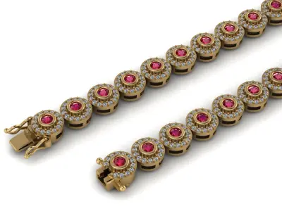 Bracelets 3D Print model - 01 3D print model