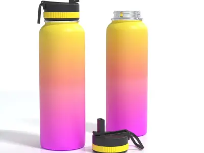 Sports water bottle 3D model