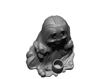 Halloween ghost 3D print model