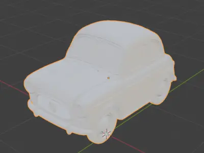 classic car 3D model