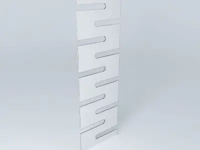 Mid mod screen Free 3D model
