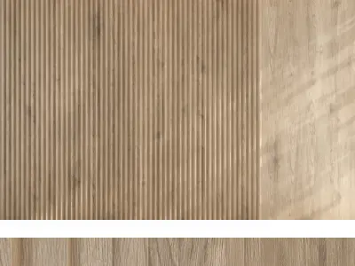 Wood panel set v05 3D model
