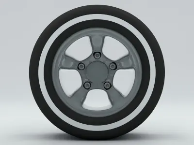 Car Wheel 3D model