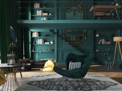 Paris Luxury House 3D model