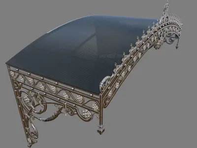 Door Canopy  3D model