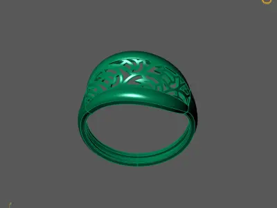 Women Plain Ring Ready STL 3DM Models Womens Rings 3D models 3D print model
