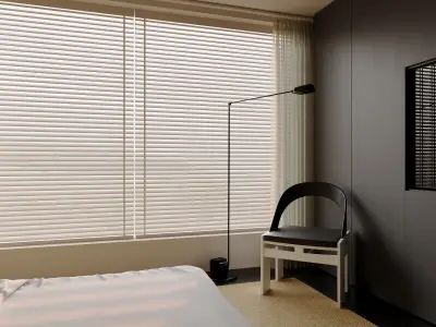 Bedroom interior scenes 3D model 20