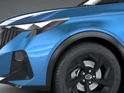 GAC GS3 2023 3D model