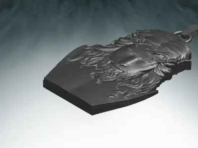 JESUS PENDANT 3D model