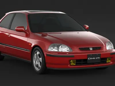 Honda Civic VTI 3D model