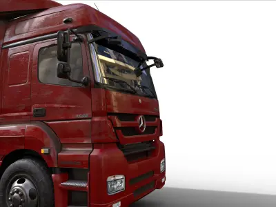 Axor 1840 Semi Truck Low-poly 3D model