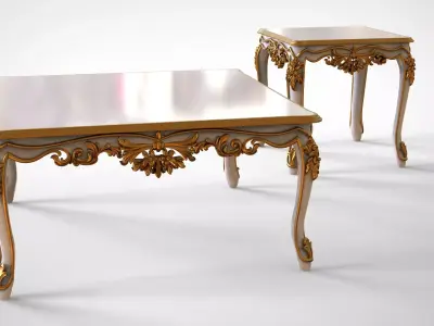 Table Luxury for FURNITURE 3D model 3D model