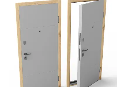 Modris Door 3D model