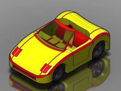 Gt sports car Free 3D model